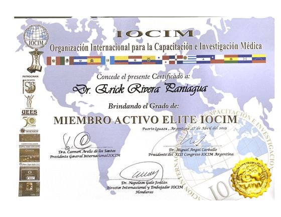 Elite Active Member, IOCIM