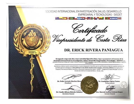 Vice-president for Costa Rica, SIISDET