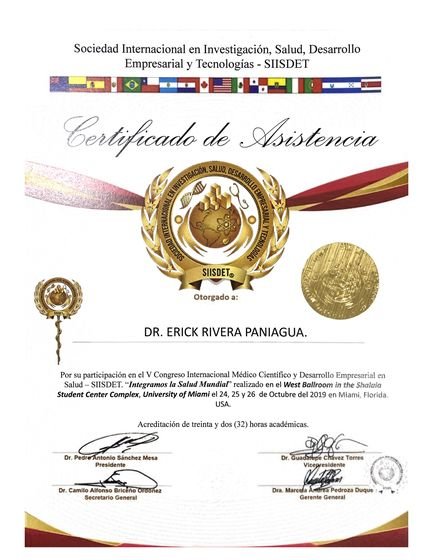 V International Medical Congress, SIISDET · University of Miami